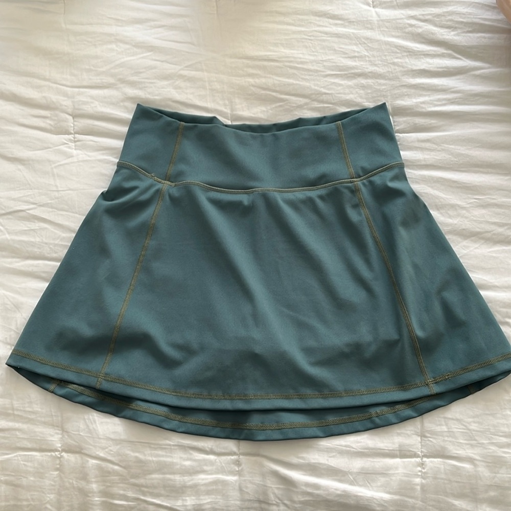 J.Crew CloudStretch high-rise sports skirt - Alhambra Green - Size M